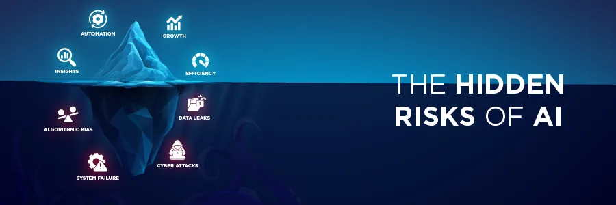 The Hidden risks of AI banner image